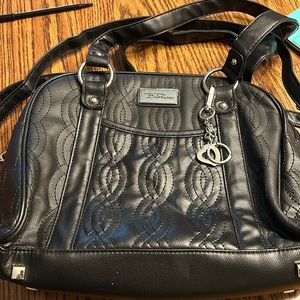 Bella Russo Bkack Quilted Purse